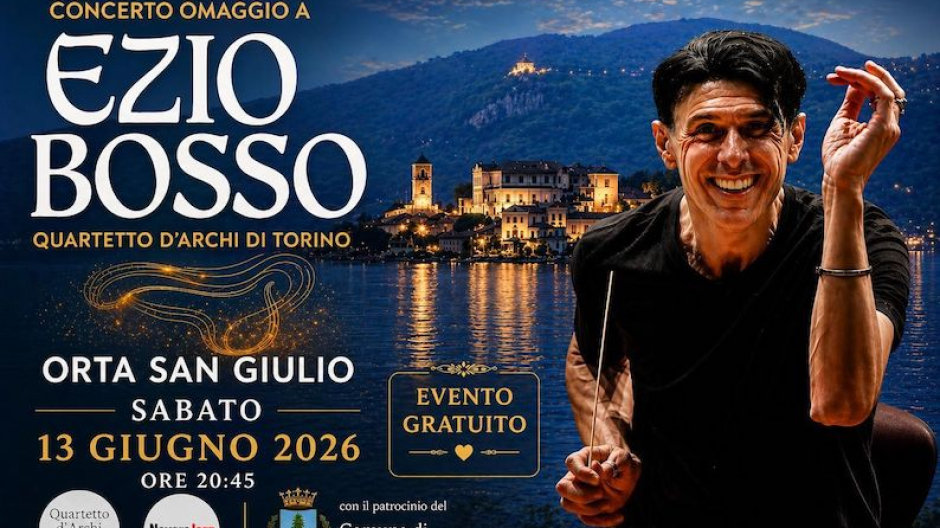 Orta San Giulio, il 13 giugno concerto omaggio a Ezio Bosso